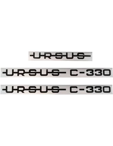 Naklejka na maskę Ursus- C330 komplet